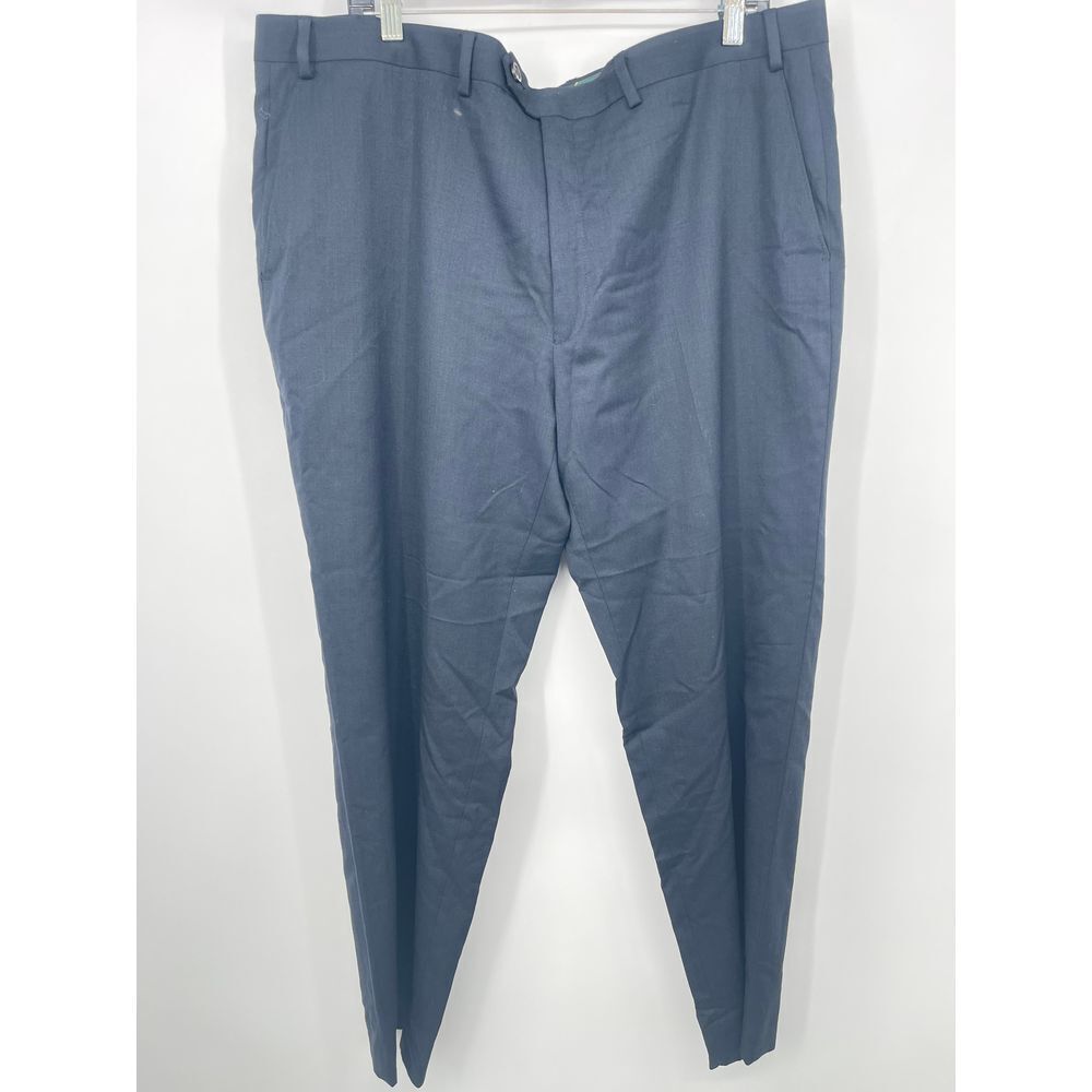 Chaps Versatile navy blue 100% wool dress pants